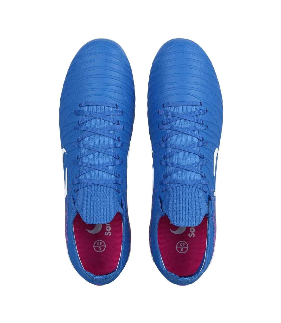 Mens Striped Firm Ground Football Boots Blue Pink Sondico-3
