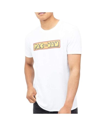 T-Shirt blanc homme pac man
