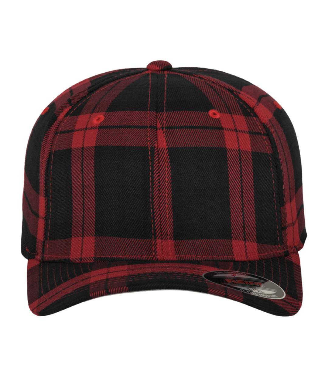 Casquette De Baseball Noir Rouge Flexfit-1