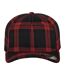 Casquette De Baseball Noir Rouge Flexfit-1