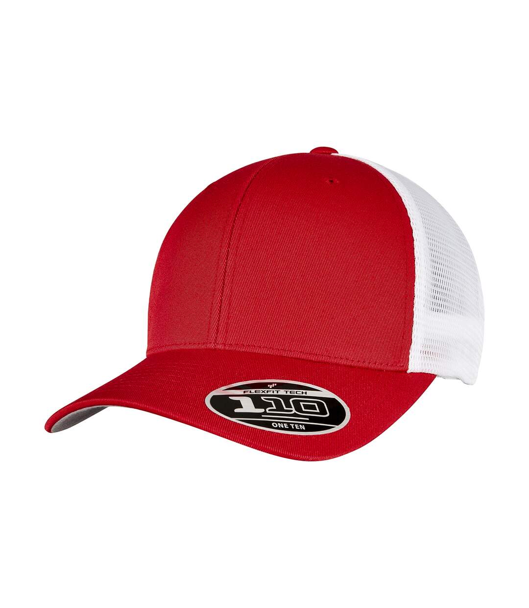 Casquette adulte rouge / blanc Flexfit-1