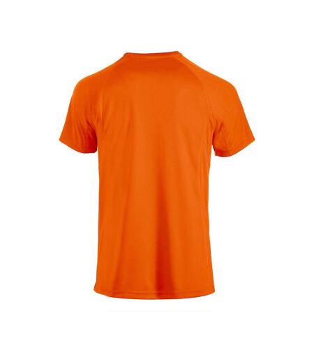 T-shirt Premium Homme Orange Fluo Clique