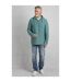 Mens cruiser macaroni quarter zip pullover mineral blue Weird Fish-3