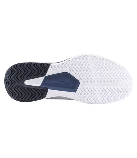 Mens Revolt Court 5.0 Padel Shoes White Blueberry Head