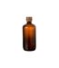 Bouteille en Verre Vintage 33cm Marron-1