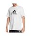 T-Shirt Blanc Homme Adidas Aworld - M