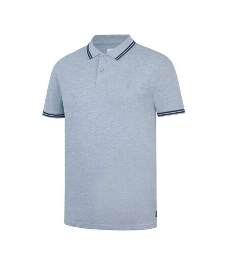 Polo Motif/style Logo Lazer Homme Gris Chiné Firetrap