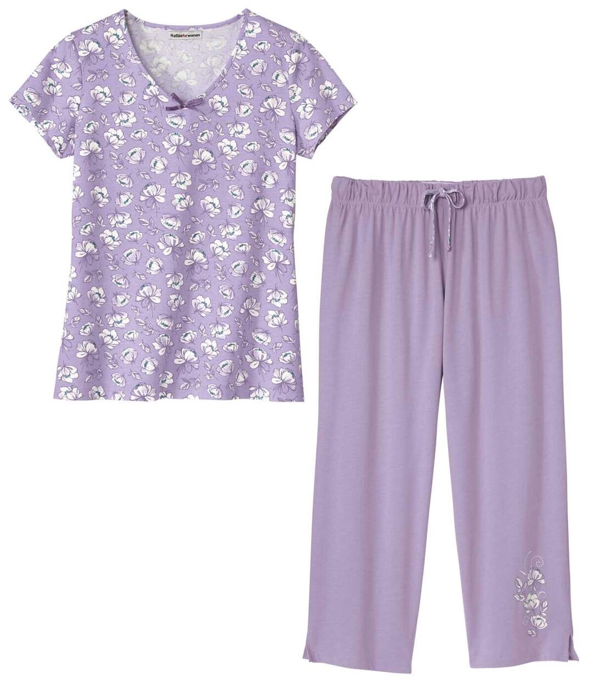 Letné pyžamo s kvetinovou potlačou Atlas For Men