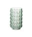 Paris Prix - Vase Design En Verre bulles 23cm Vert Clair