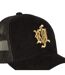 Casquette trucker en velours avec filet logo brodé Black Hole Sun Rock'n Free Life-3