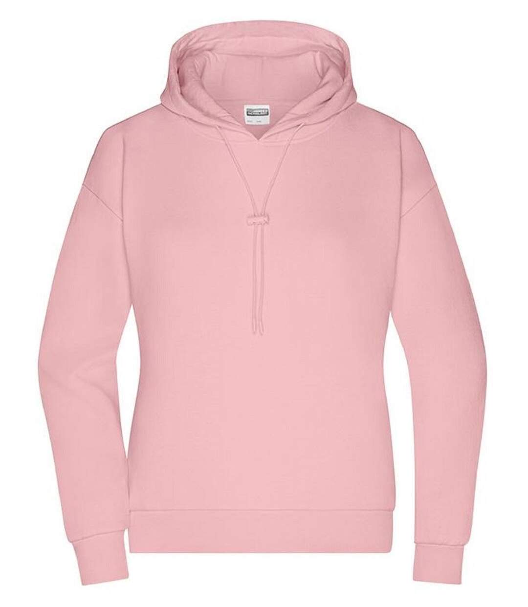 Sweat-shirt à capuche Bio - Femme - 8033 - rose pastel-1