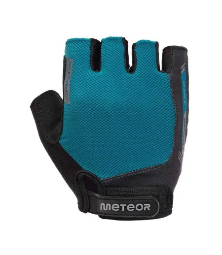 Gants De Cyclisme Mx51 Adulte Bleu Sarcelle Noir Meteor