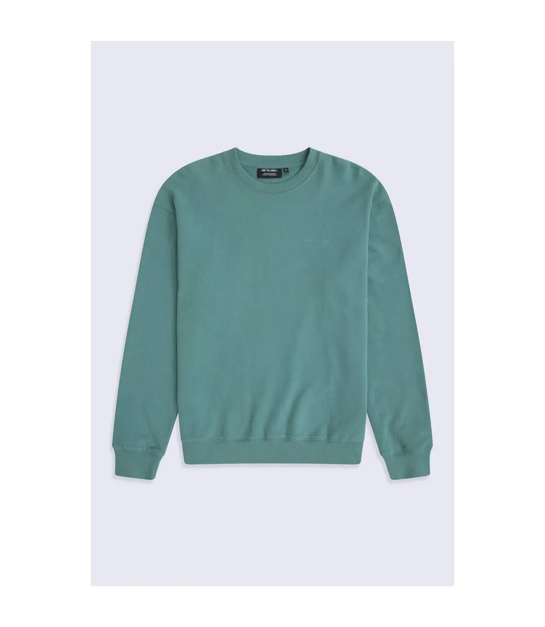 Mens Jonah Organic Sweatshirt Green Animal-1