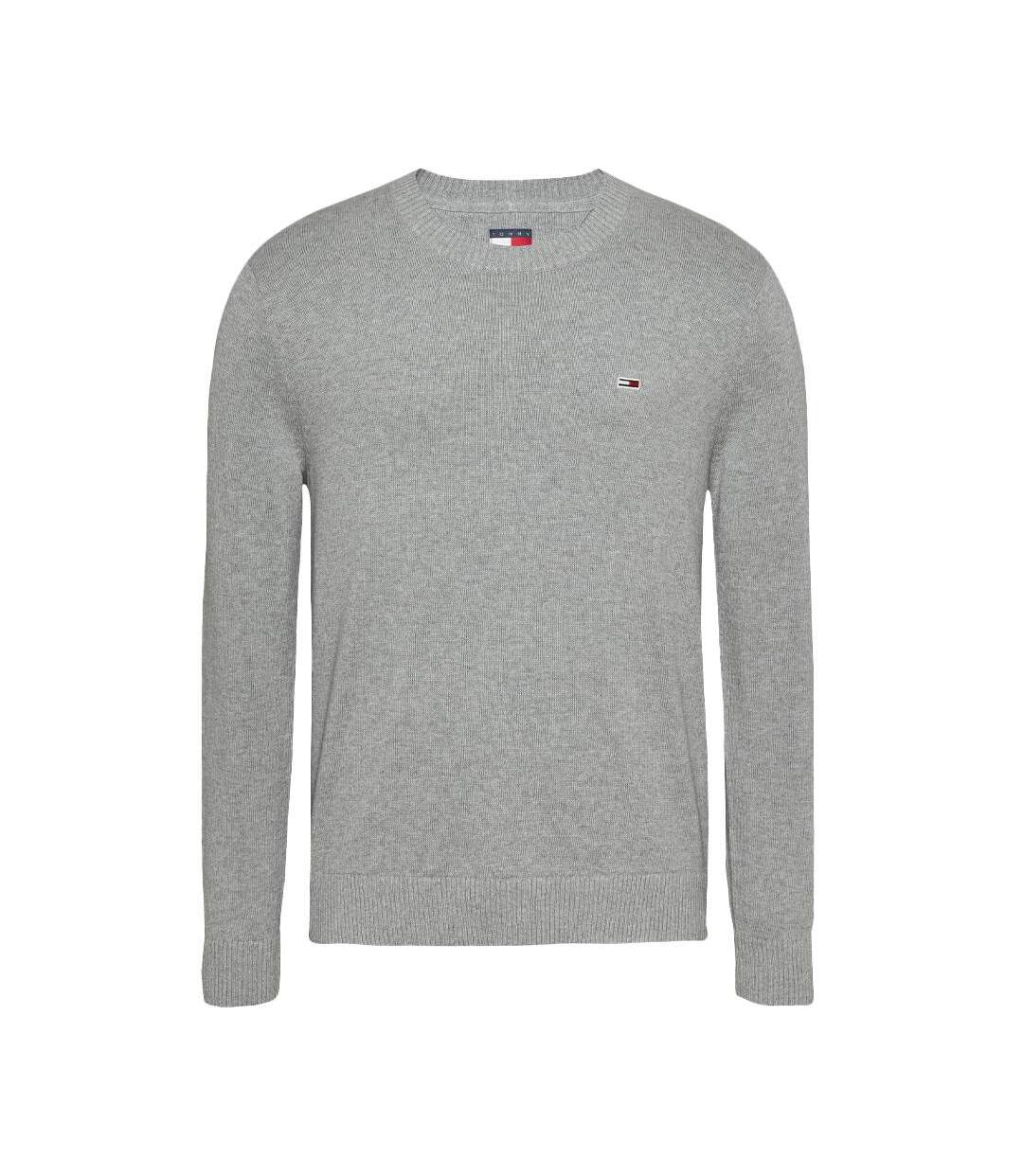 Pull gris homme tommy jeans ess light - l-2