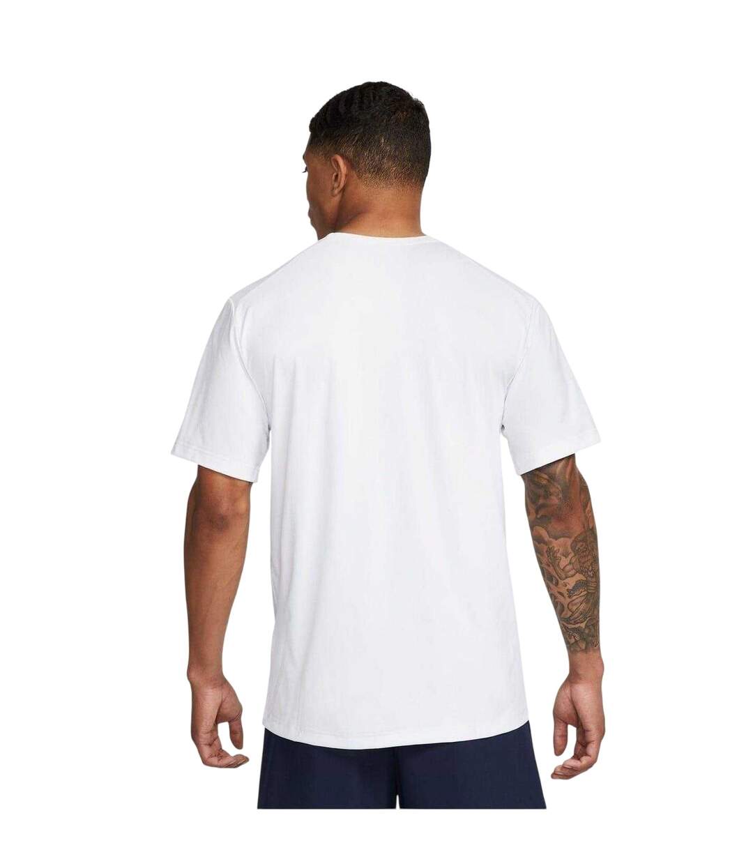 T-shirt Manches Courtes Motif/style Swoosh Hyverse Homme Blanc Nike-3