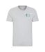 Mens Devon Flag Short-sleeved T-shirt Grey Mountain Warehouse-1