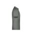 Polo Bio Workwear Homme Gris Foncé Uni James And Nicholson-3