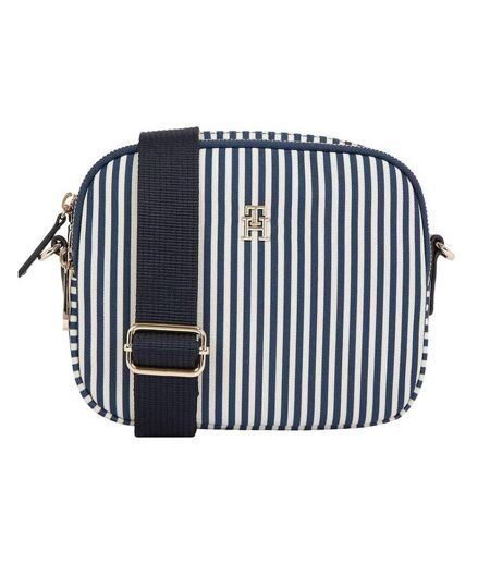 Sac à bandoulière marine/beige femme tommy hilfiger poppy - taille unique