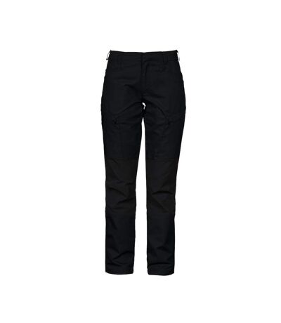Womens/ladies Stretch Cargo Trousers Black Projob