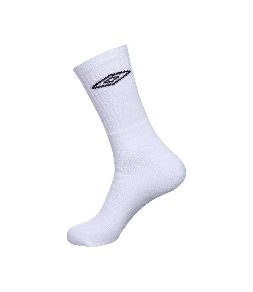 x6 paires chaussettes blanc homme umbro tennis - 39/42-2
