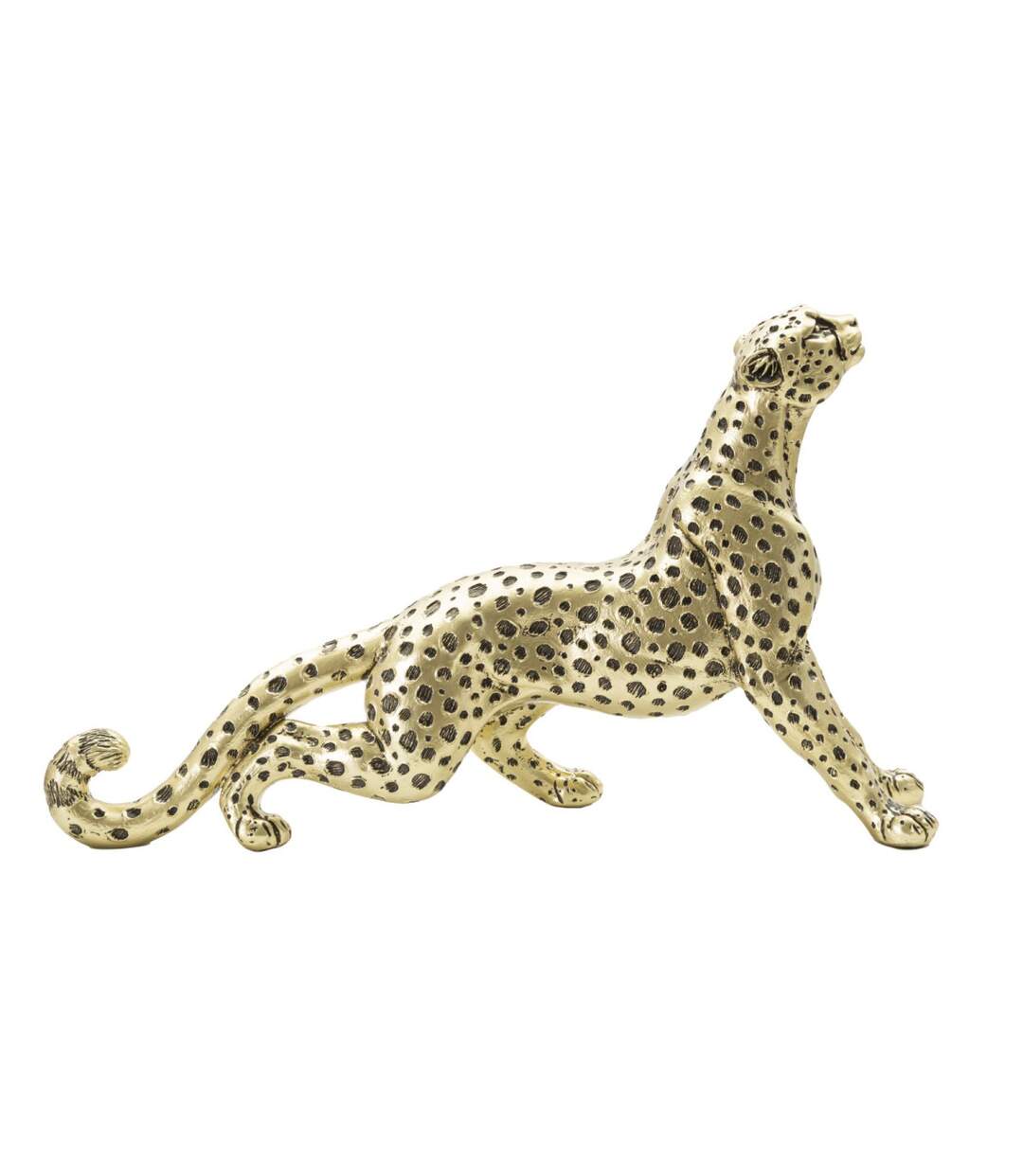 Statuette Design en Résine Léopard 33cm Or-2