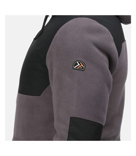 Mens Hooded Jacket Iron Black Regatta Professional