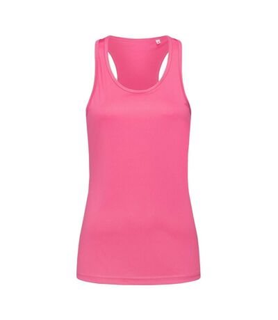 Stedman Womens/Ladies Active Poly Sports Vest (Sweet Pink)