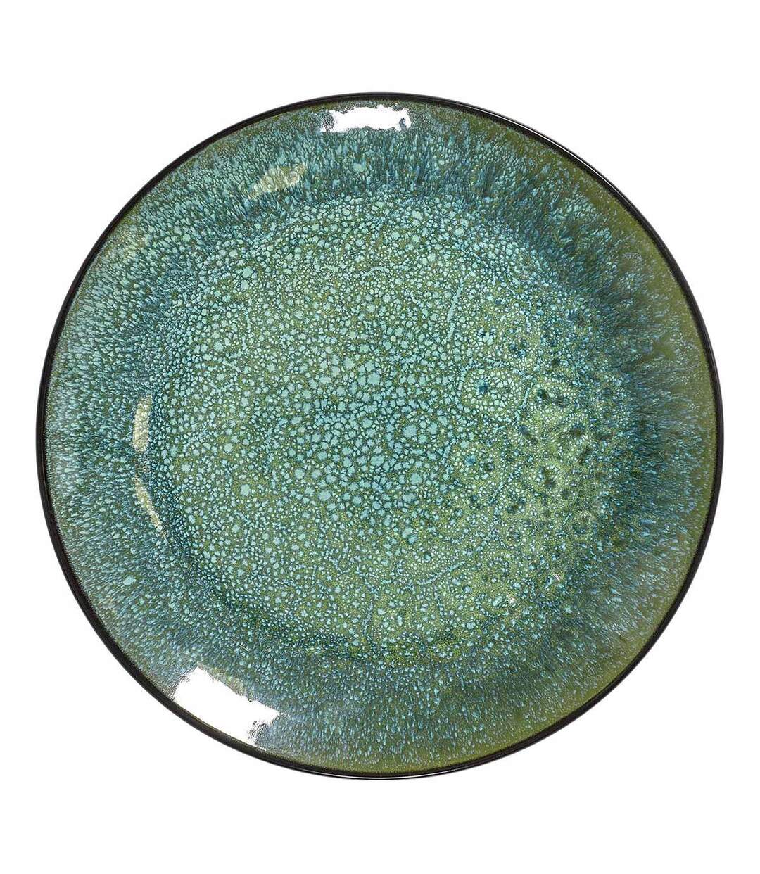 Lot de 6 Assiettes Plates Elia 27cm Vert-1