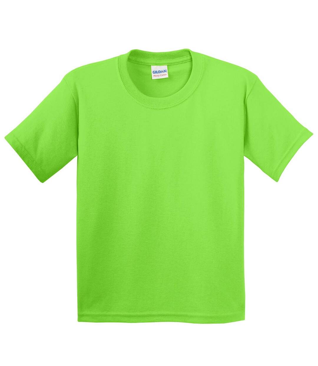 Youth Unisex Heavy Cotton T-shirt Lime Gildan-2