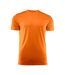 T-shirt Run Homme Orange Printer RED-1