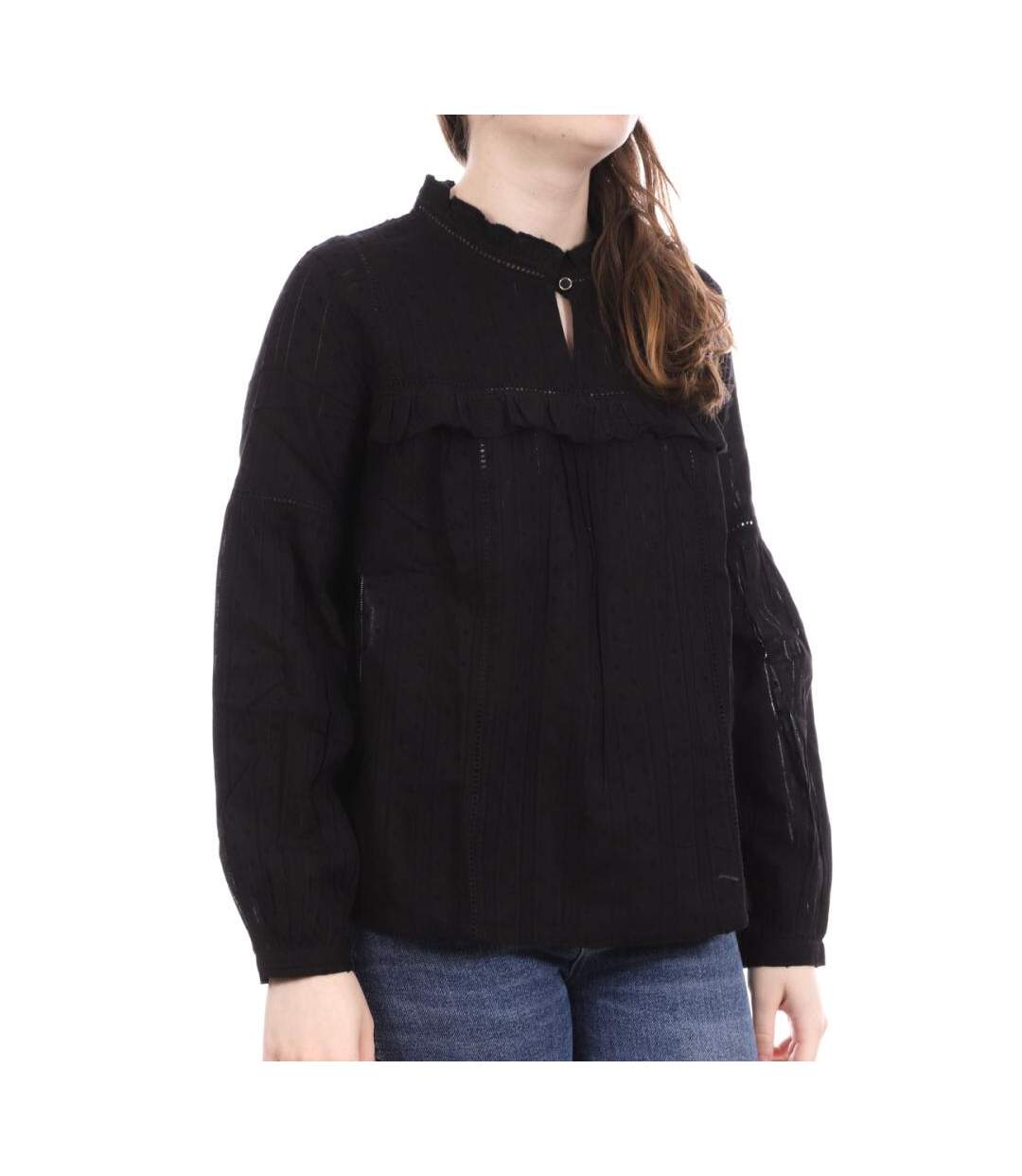 Blouse Noir Femme Les Tropéziennes Mora - L-1