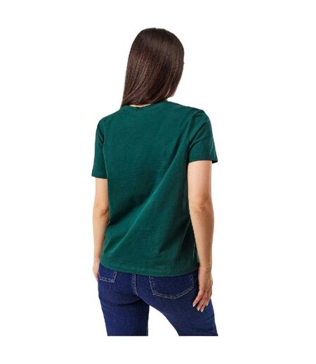 Womens/ladies Endmoor Boyfriend T-shirt Dark Green Jack Wills