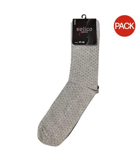 Chaussettes Motif/style À Pois Homme Gris Clair Generic