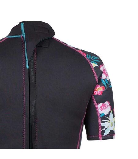Womens/ladies Sonar Wetsuit Dark Grey Trespass