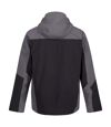 Regatta Mens Wentwood VII 3 in 1 Waterproof Jacket (Dark Grey/Black)