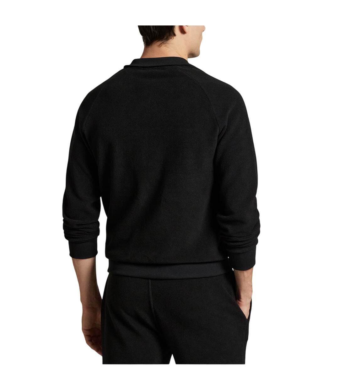 Mens Fleece Jacket Black Ralph Lauren-2