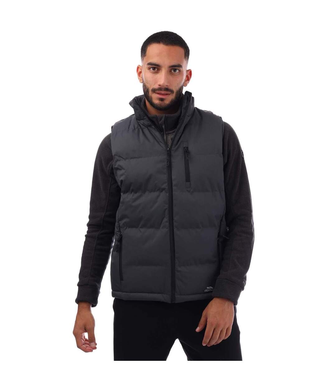 Unisex Adult Karthy Padded Gilet Grey Trespass-2