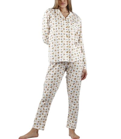 Pyjama tenue d'intérieur pantalon et chemise Teddy Admas