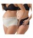 x2 Culottes de Grossesse Blanches/Noires Femme Mamalicious Heal - S/M