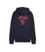Sweat marine/rouge homme puma ess logo-2