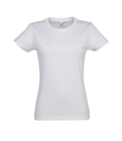 SOLS Womens/Ladies Imperial Heavy Short Sleeve T-Shirt (White) - UTPC291