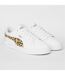 Womens/ladies Jada Platform Trainers White Leopard Puma-2
