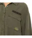 Chemise femme manches courtes fluide avec patchs et broderie Army Vondutch-2