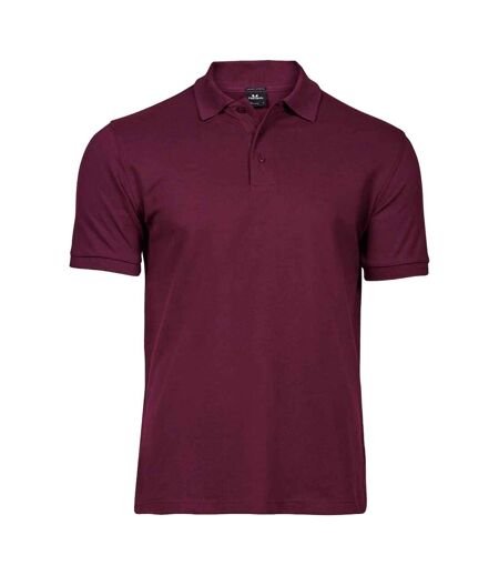 Polo luxury homme bordeaux Tee Jays Tee Jays