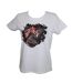T-shirt femme manches courtes - Cheval - 20965 - blanc