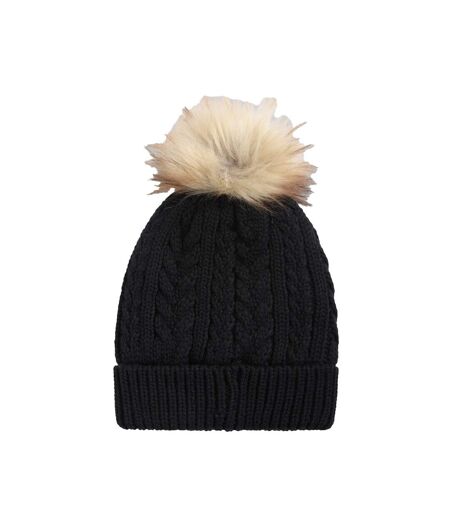 Animal Womens/Ladies Becky Recycled Winter Hat (Black)