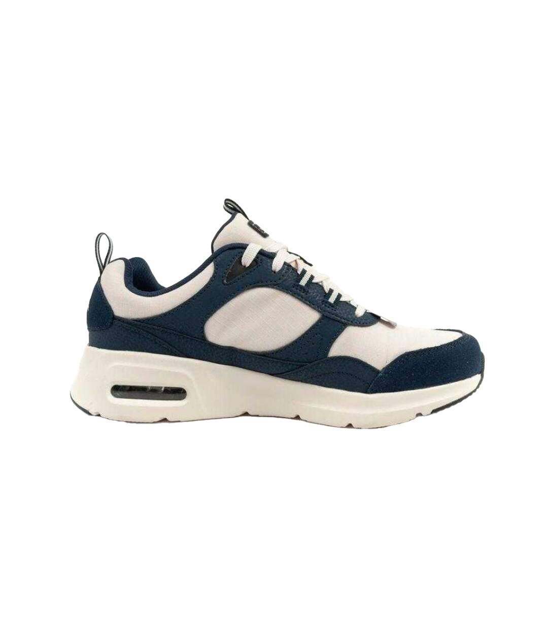 Baskets Court Homme Crème Bleu Marine Foncé Skechers-4