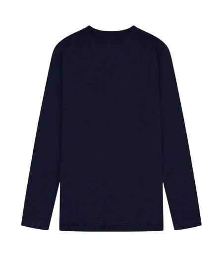 T-shirt Manches Longues Minories Homme Bleu Marine Fenchurch
