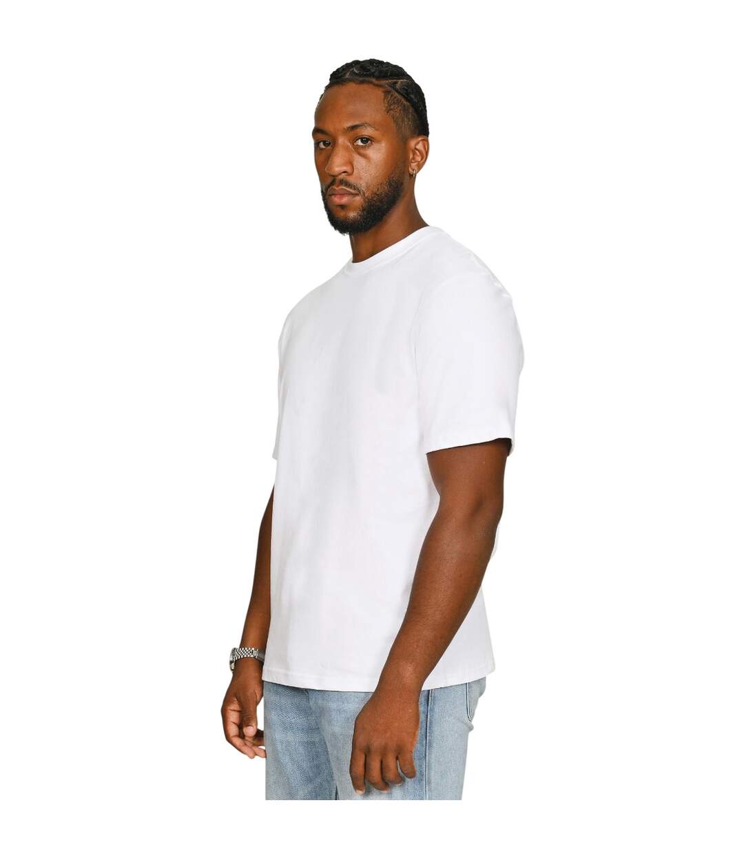 T-shirt Adulte Blanc Casual Classics-3
