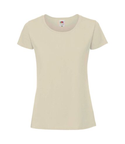 T-shirt premium femme beige Fruit of the Loom